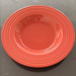 Fiesta Luncheon Plate In Persimmon Color